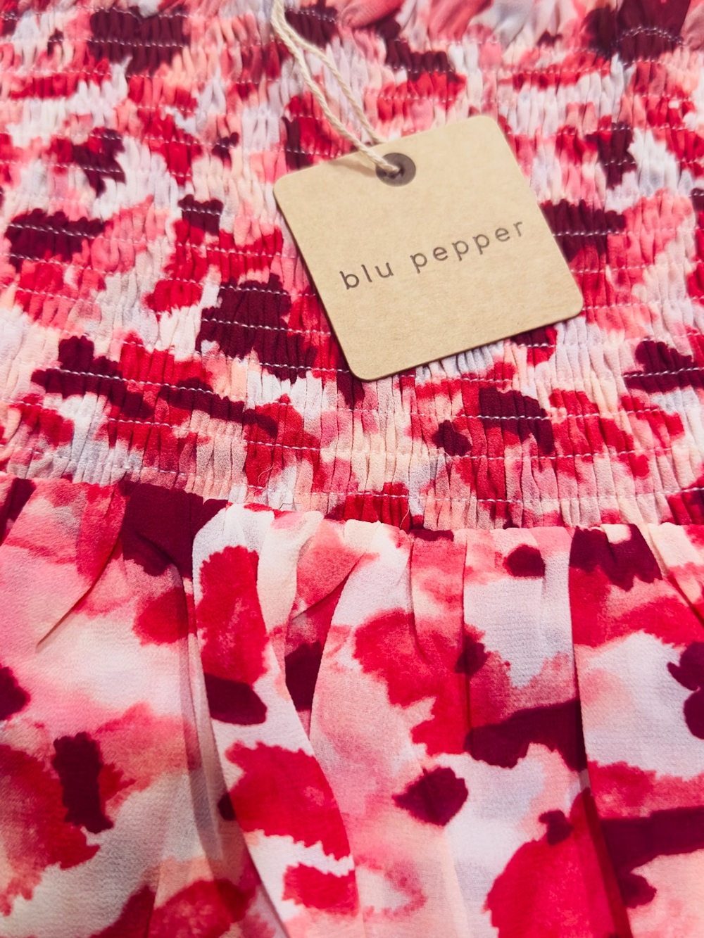 Blu Pepper Ruffle Mini Skirt/Skort